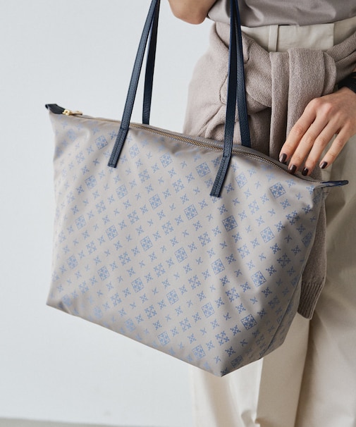 ナイロンジャガードトートバッグ