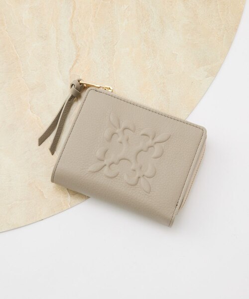 エンボスモノグラムハーフウォレット｜ラシットの通販｜&mall（アンド