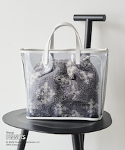 【PEANUTS×russetコラボ第三弾】クリアトート×巾着セットバッグ