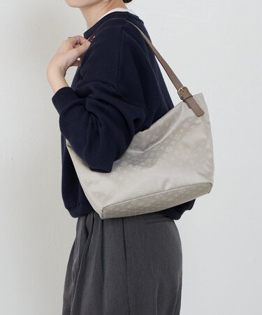 ナイロンジャガード2WAYワンハンドルトートバッグ