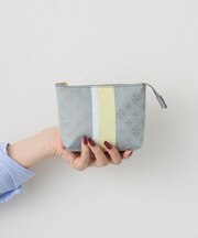 ラインプリントポーチ S