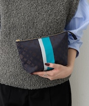 ラインプリントポーチ M