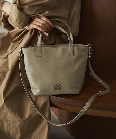 レザー2WAYミニトートバッグ