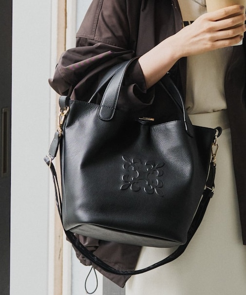 エンボスモノグラム2WAYミニトートバッグ