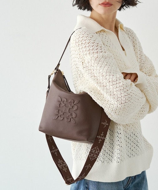 《WEB限定》スタンダードミニショルダーバッグ <エンボスモノグラム>