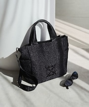 ナイロンラフィア2WAYトートバッグ