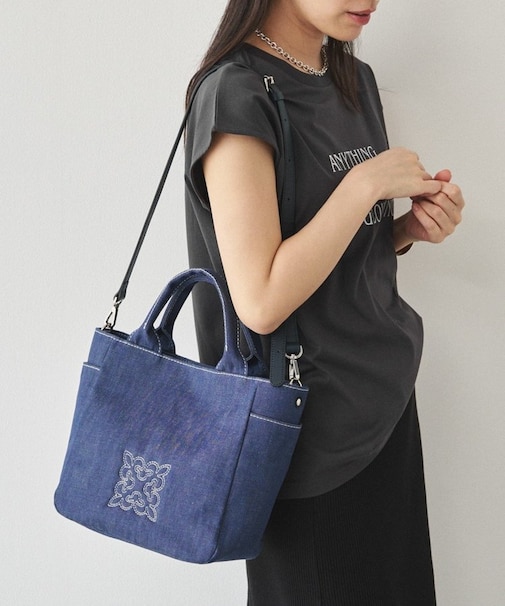 【Souffle TOTE】デニム2WAYトートバッグ
