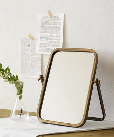 アンティークフレームミラー（スクエア）