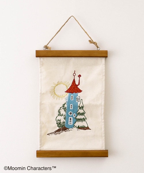 MOOMIN×salut!】ムーミンやしき刺繍タペストリー｜サリュの通販｜&mall（アンドモール）三井ショッピングパーク公式通販