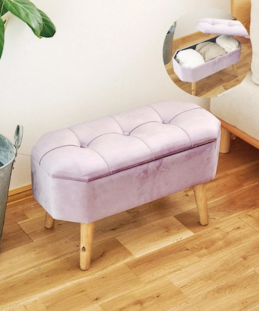 《WEB限定カラー》脚付き収納スツール