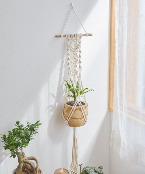 マクラメハンギングプランター
