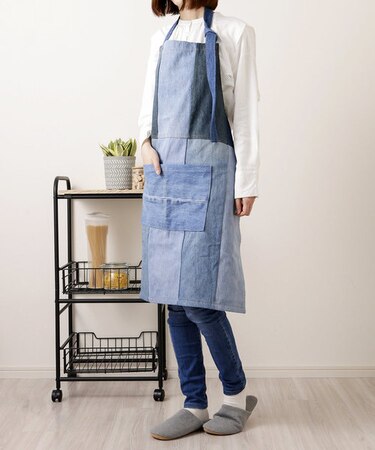 デニムエプロン