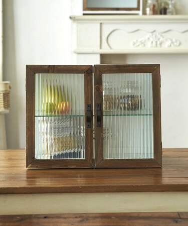 WEB限定オールドウッド両開きキャビネット