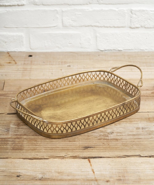 Salut!サリュ アンティーク調トレイ 小物入れ ビンテージ調 Salut!サリュ アンティーク調トレイ 小物入れ ビンテージ調 antique