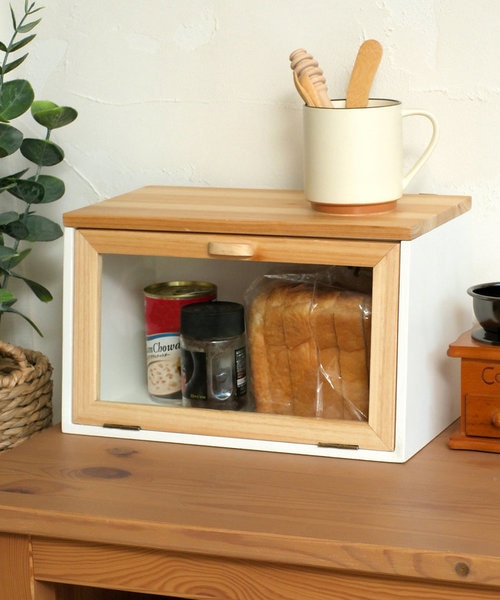 お値下げ　カントリー雑貨ホワイト ブレッドボックス お値下げ カントリー雑貨ホワイト ブレッドボックス - メルカリ