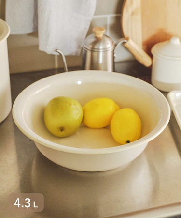 ホーローウォッシュボウル：4.3L