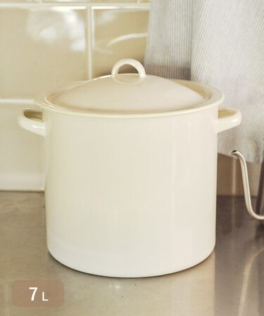 ホーローフラワーキャニスター：7L