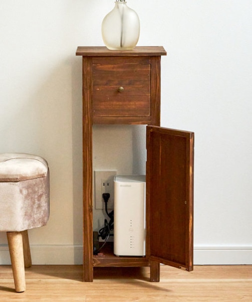 WEB限定目隠しサイドテーブル/目隠し収納