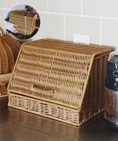 《洗える！》PPラタンブレッドボックス