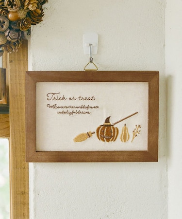 ハロウィン刺繍パネル／Halloween Market