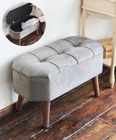 《WEB限定商品》脚付き収納スツール