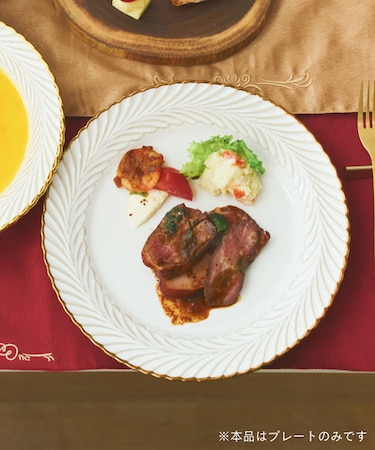 ルフレリーフプレート：27cm／Christmas Dinner