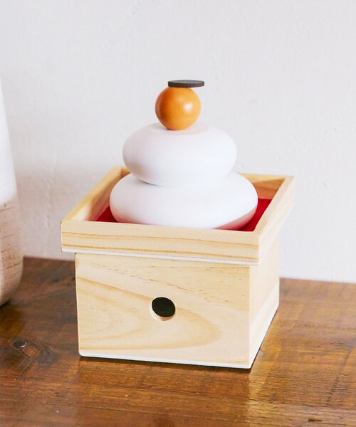 収納できる木製鏡餅／彩るお正月｜サリュの通販｜&mall（アンドモール