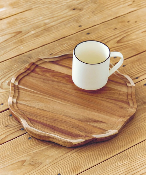 フラワー木製トレイ｜サリュの通販｜&mall（アンドモール）三井