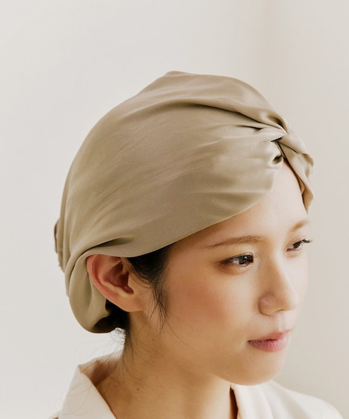 《シルク100％》シルクナイトキャップ