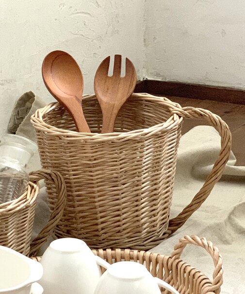 柳コップ型バスケット：M