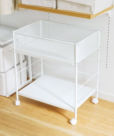 メタルバスケットワゴン