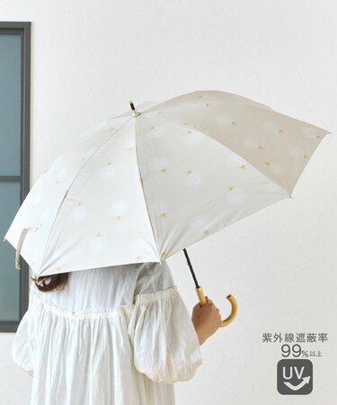 晴雨兼用日傘長カスミソウ