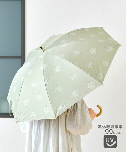 晴雨兼用日傘長カスミソウ