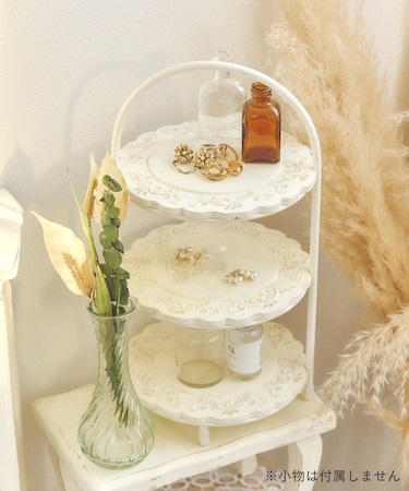 《WEB限定商品》アンティーク3段トレイ／不思議の国のアリスインテリア