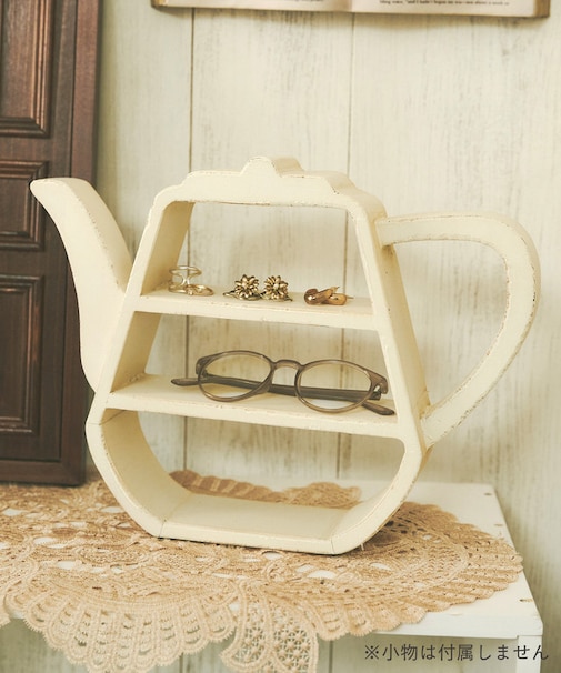 《WEB限定商品》アンティークティーポットラック／不思議の国のアリスインテリア