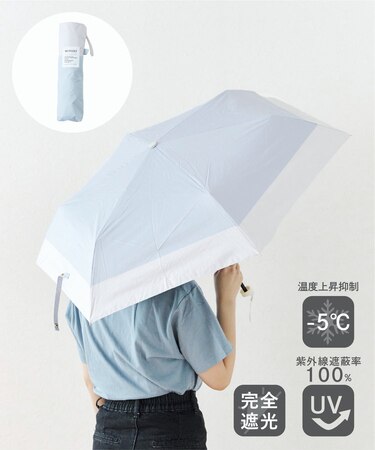 MINUS5日傘折バイカラー