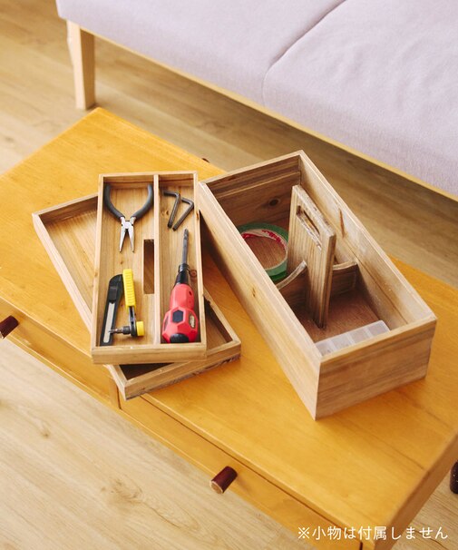 リサイクルウッドツールボックス