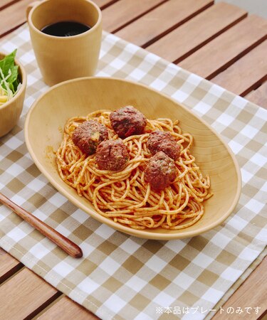 ウッディークラフトオーバルプレート：24cm