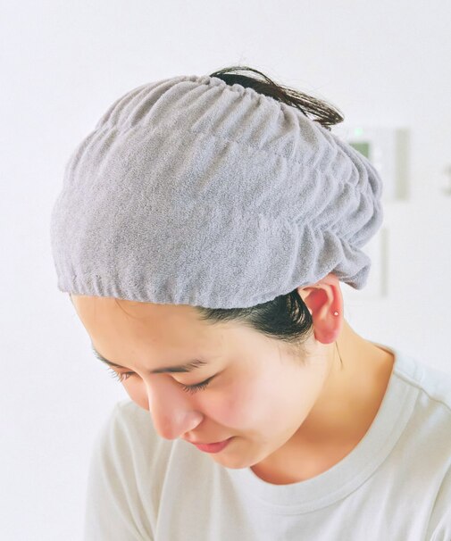 吸水パイルヘアターバン