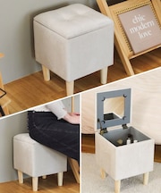 《WEB限定商品》ドレッサー収納スツール