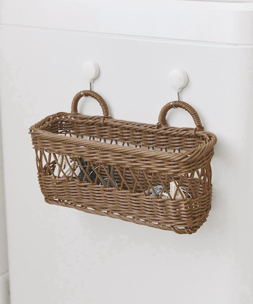 洗えるPPラタンワイドハンギング収納／Natural Laundry