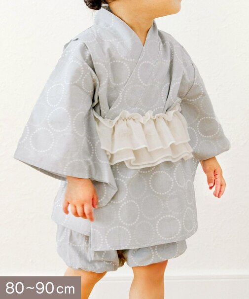 ベビー夏浴衣：80～90cm