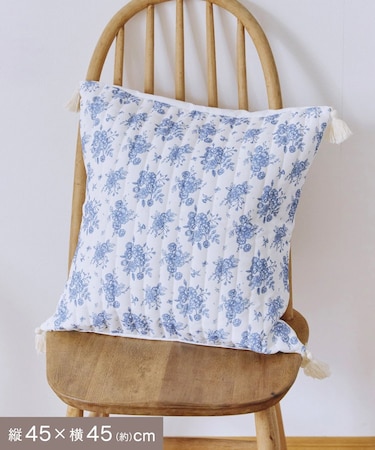 アンティークパターンクッションカバー：45×45cm
