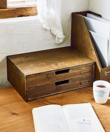 《WEB限定商品》アルブル2段ドロワーボックス