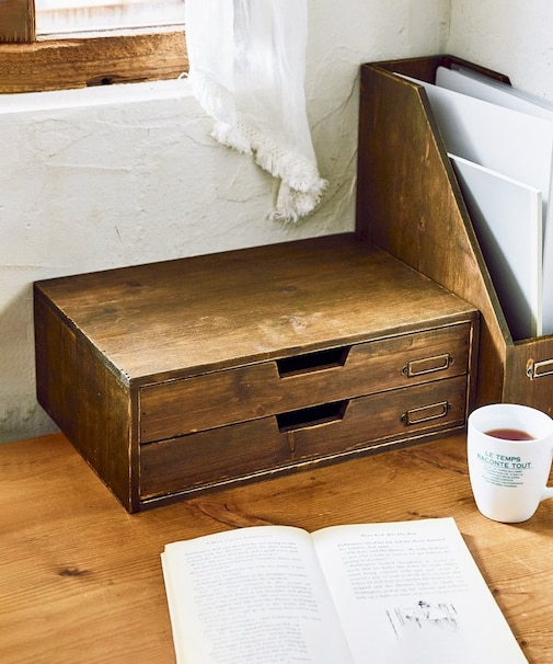 《WEB限定商品》アルブル2段ドロワーボックス