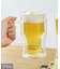 ダブルウォールビールジョッキ：370ml／ビールと唐揚げ