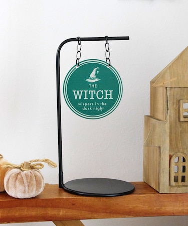 魔女プレートオブジェ／natural halloween