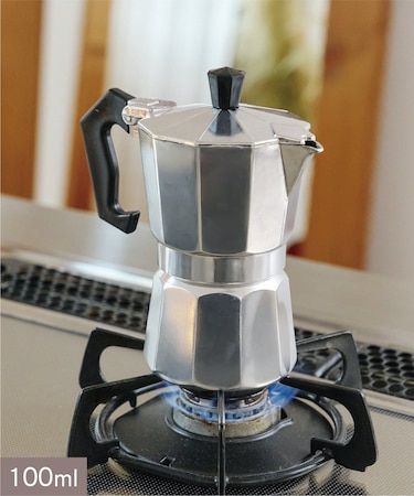 直火式エスプレッソメーカー：100ml／パンとコーヒー