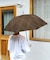 雨晴兼用雨傘長スリーラインチェック