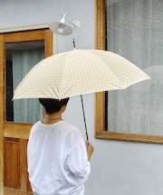 雨晴兼用雨傘長チェック